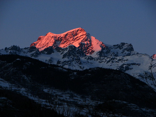 sunset red sky mountain snow tramonto grand cielo neve rosso montagna valledaosta combin luceradente 15challengeswinner canoniani