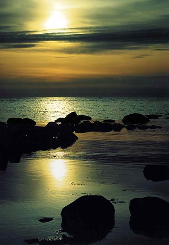 sunset water night sweden natur sverige gotland vatten visby håkan skymning solnedgång kväll höst jylhä håkanjylhä