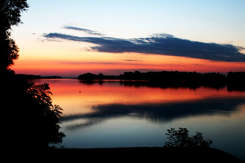 sunset river tramonto fiume delta cielo po deltadelpo fiumepo polesine tagliodipo