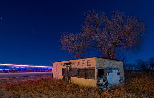 abandoned loving night four cafe texas diner corners