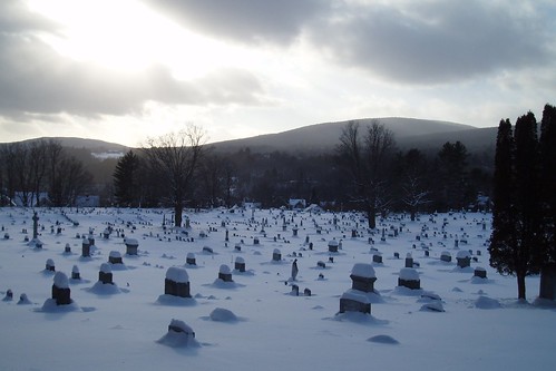 winter cemetery vermont ludlow vt
