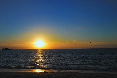 blue sunset sky beach nikon brittany bretagne d300 nikond300