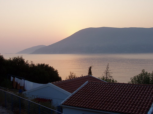 mist sunrise island greek mediterranean greece ithaca kefalonia greekisland kaminakia