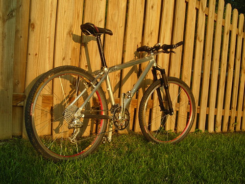sunset grass bike bicycle golden fance mtb garyfisher garyfisherbikes