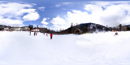 panorama snow japan handheld 360x180 tochigi yumoto equirectangular