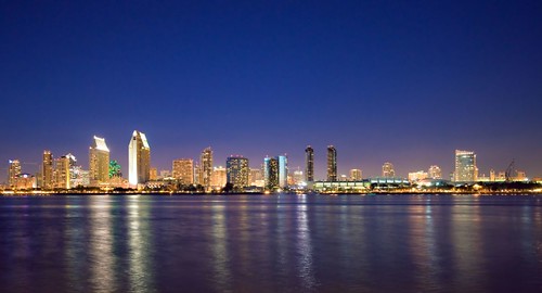 San Diego Skyline from Coronado