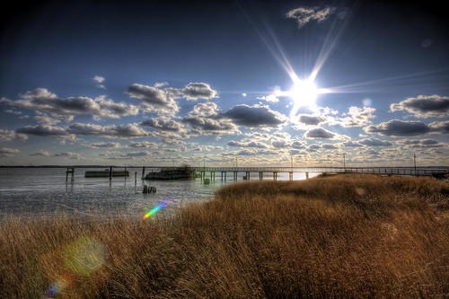 park new old sun castle dock day cloudy battery scenic lensflare delaware hdr partly regionwide