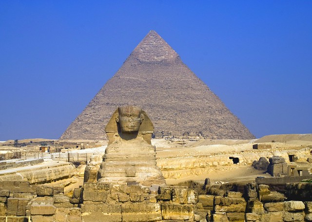 Sphinx and the Pyramid of Khafre