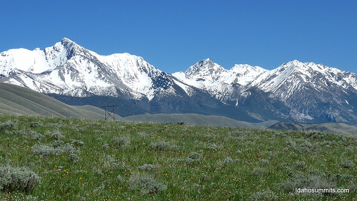 Mount Borah from Arentson Gulch