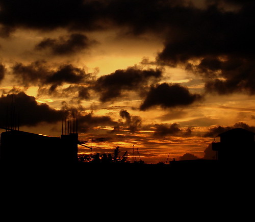sunset sky cloud evening dhaka bangladesh supershot dscw100 anawesomeshot aplusphoto musfeque