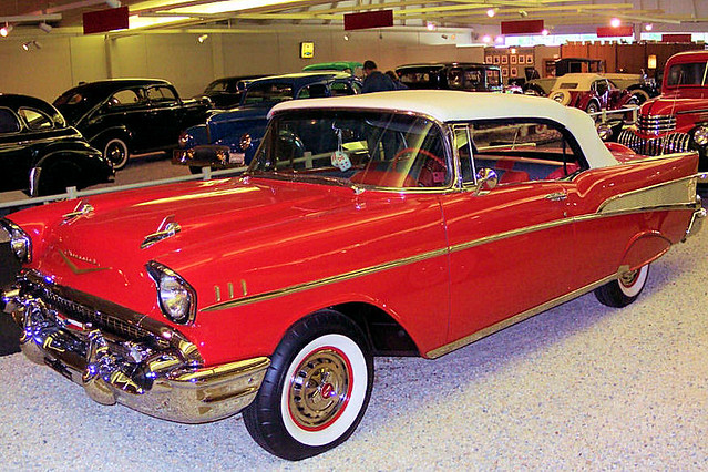 1957 Chevrolet, Museum of Automobiles, Petit Jean Mountain, near Petit Jean State Park, Arkansas, July 3, 2005