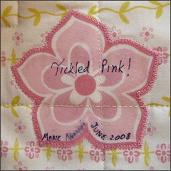 Quilt Label for Tickled Pink