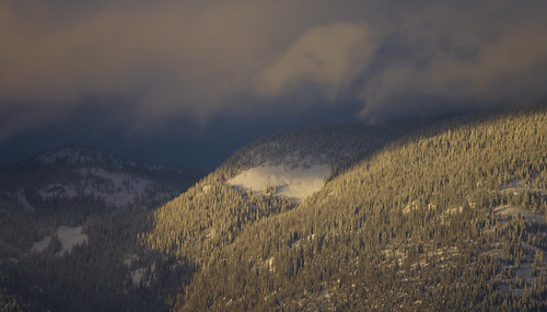 winter sunset cloud mountain snow pine clouds montana rockymountains whitefish