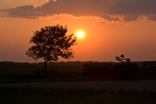 sunset orange sun tree silhouette clouds outdoors texas farm prairie nada bigmomma challengeyouwinner k10d top20texas bestoftexas coreyleopold