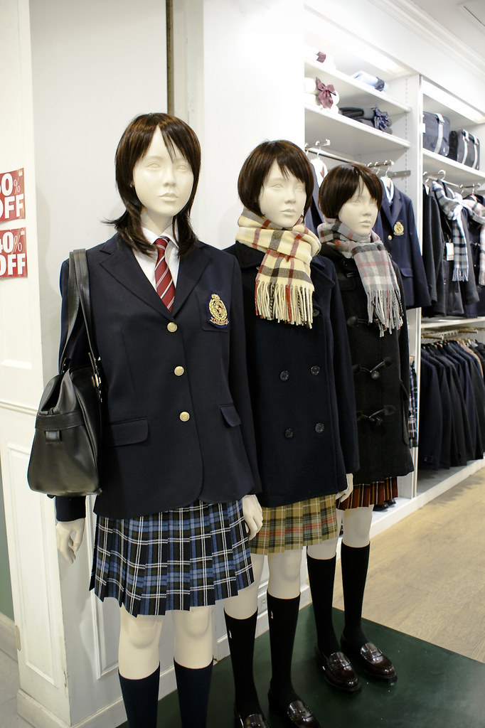 Japanese High School Uniforms [Winter] a photo on Flickriver