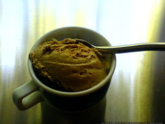 home made coffee (and mint chip) ice cream   DSC01550 
