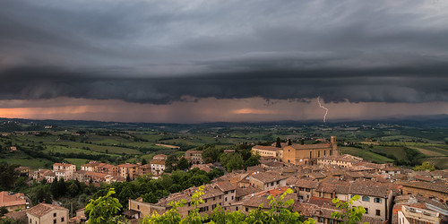italien italy italia tuscany thunderstorm lightning sangimignano toscana toskana leefilters tamron1750mmf28xrdiii nikond800 leendgrad