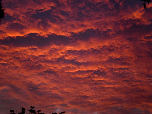 sunset clouds illinois starvedrock