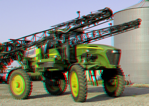 tractor stereoscopic stereophoto 3d farm anaglyph equipment anaglyphs redcyan 3dimages 3dphoto 3dphotos 3dpictures stereopicture