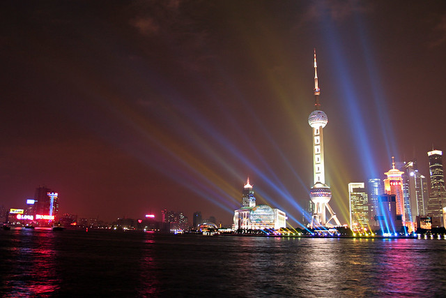 Shanghai Night Lights, Chinese New Year 2008