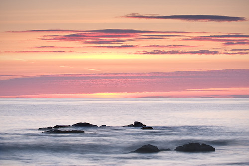 sea seascape sunrise dawn coast waves fineart minimal shore waterblur dunbar daybreak gloaming eastlothian rockyshore gloam barnsness