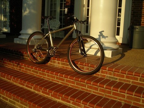sunset bike bicycle tile bricks steps mtb gammaphibeta garyfisherbikes