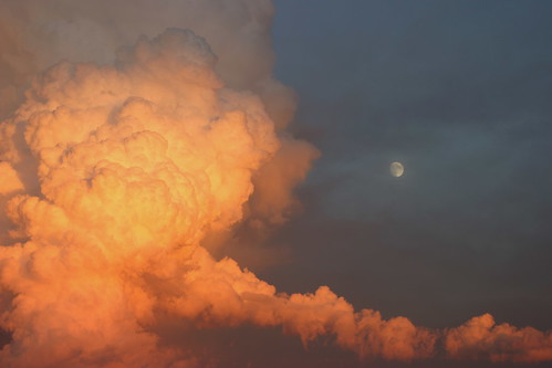 pink sunset sky orange moon clouds august iowa markevans chimothy27