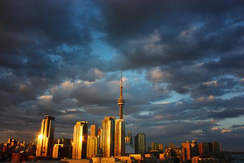 sunset toronto skyline clouds scenic 1855mm mywinners 100commentgroup