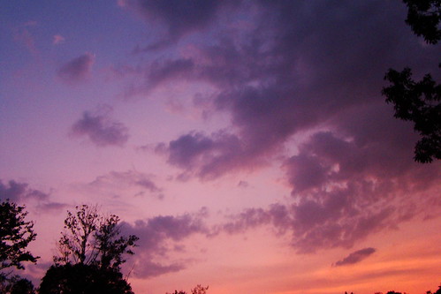 pink blue sunset twilight purple