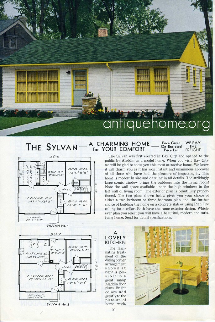 The Sylvan Aladdin 1953 See More Aladdin Kit Homes From Flickr