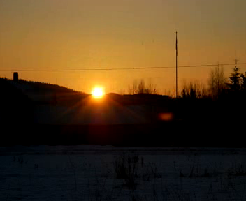 sunset sunrise sweden places villages arcticcircle juoksengi