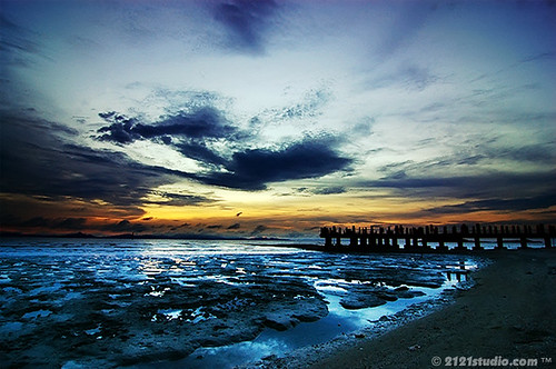 sunset sky cloud nature landscape nikon d70s ali malaysia indah awan kuantan biru sawah langit alam perlis padifield supershot kualaperlis 10faves 25faves 2121studio kuantanphotographer pahangphotographer ciptaanallahswt