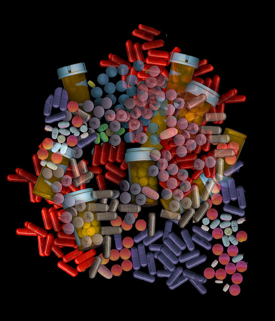 pills and bottles color consistency