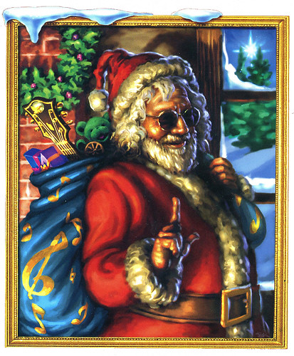 Jerry Garcia (of the Grateful Dead) Santa Claus -- Merry Christmas!