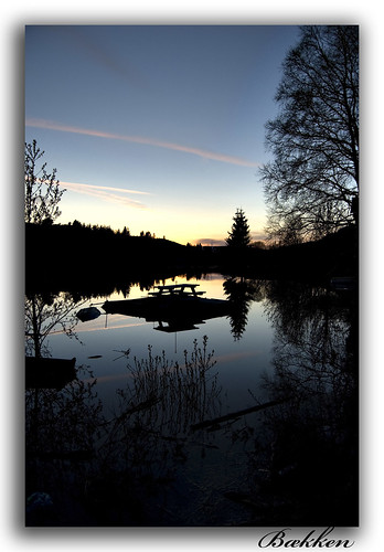 blue sunset sky sun water norway sunrise river landscape down waterscape trysil