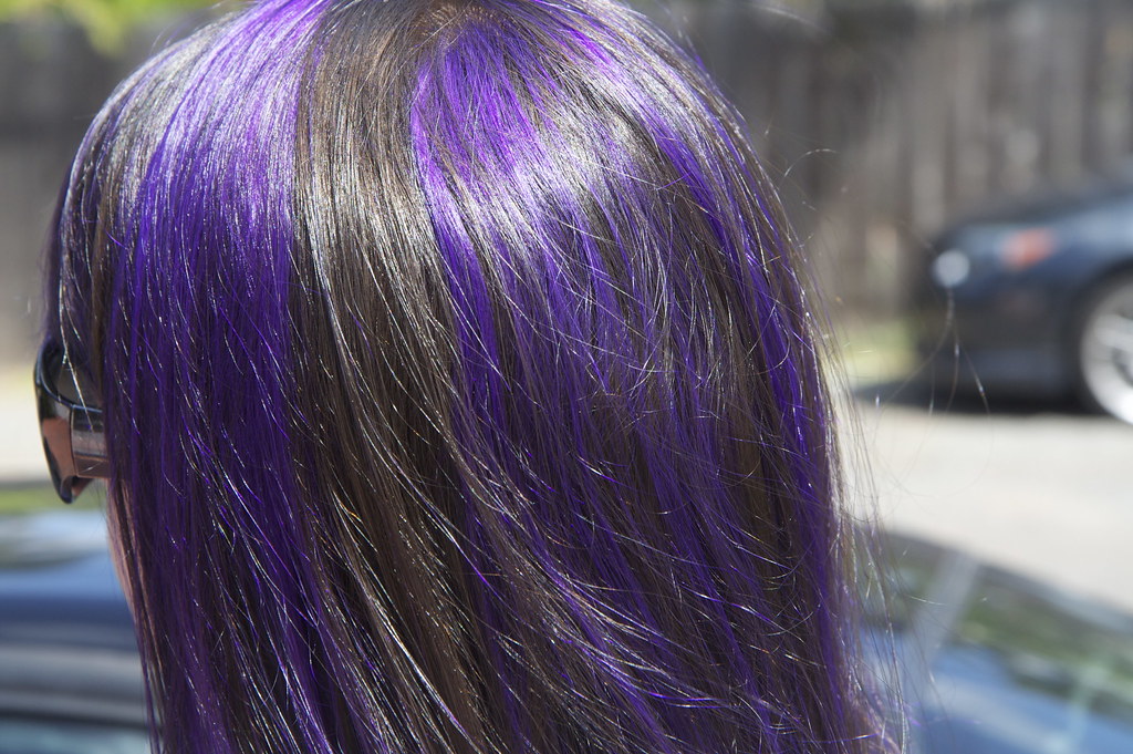 My purple hair