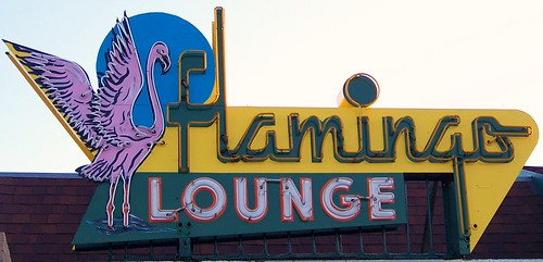 sunrise colorado neon flamingo neonsign flamingolounge puebloco