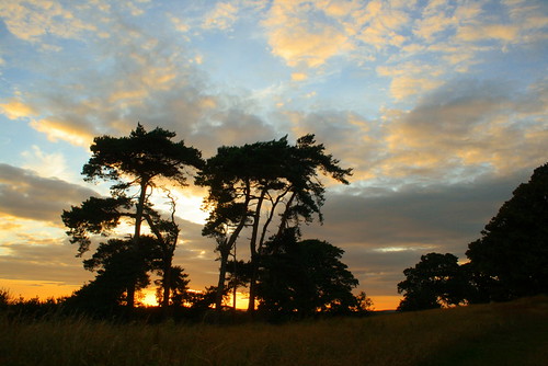 sunset shropshire