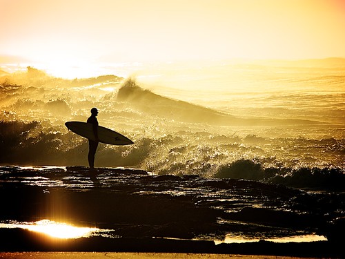 ocean classic beach silhouette sunrise newcastle gold dawn aperture alone surfer australia olympus explore shore foam nsw e3 gitzo merewether 50200mmswd newcastlesundance gt2542l
