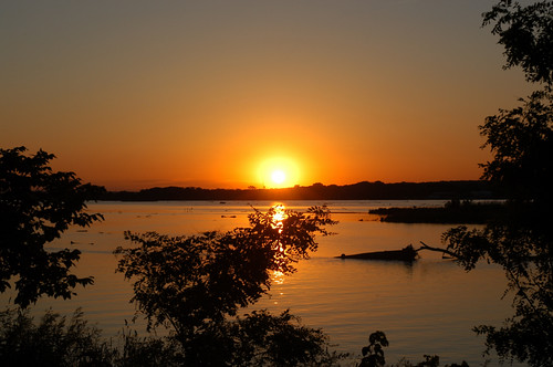 sunset usa sun america river illinois nikon midwest ottawa nikond100 d100 illinoisriver riversunset