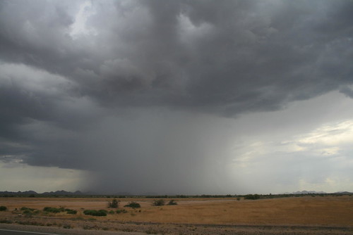 arizona clouds landscapes desert monsoon thunderstorm downpour rainbowvalley