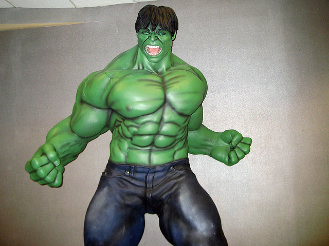 The Hulk - Flexing