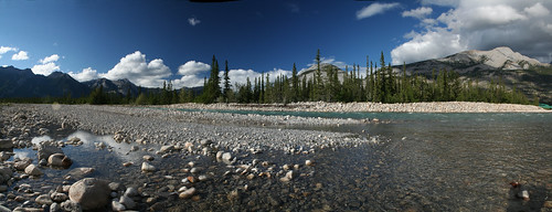 park trees sky panorama snow canada mountains ice clouds river rockies landscapes scenery jasper lakes glacier pines national alberta streams peaks