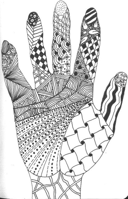 Zentangle Hands - a gallery on Flickr