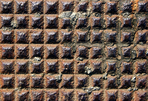 abstract texture grid rust iron pattern pyramid kawkawpa repeat
