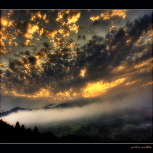 fog clouds sunrise nebel wolken sonnenaufgang vogesen nikkor20mm d80 flickrsbest mywinners aplusphoto theunforgettablepictures