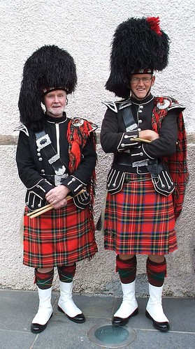 Inverness British Legion Pipe Band drummers