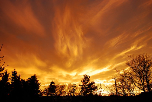 sunset clouds chinook mywetaskiwin