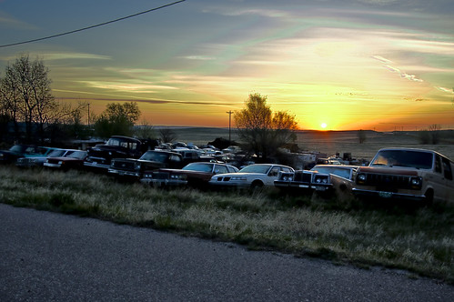 sky cars rural landscape dawn nikon colorado decay scenic 32 hdr ramah d40 1855mmf3556 elpasocounty