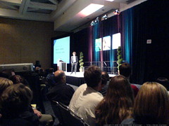 malcolm gladwell speaking at pcbc 2008   DSC01158 